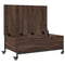 vidaXL Coffee Table with Wheels Brown Oak 91x55x34 cm Engineered Wood