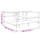 vidaXL Coffee Table Sonoma Oak 100x100x48.5 cm Engineered Wood