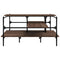vidaXL Coffee Table Brown Oak 100x100x48.5 cm Engineered Wood