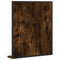 vidaXL Bathroom Mirror with Shelf Smoked Oak 50x12x60 cm Engineered Wood