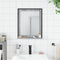 vidaXL Bathroom Mirror with Shelf Grey Sonoma 50x12x60 cm Engineered Wood