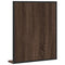 vidaXL Bathroom Mirror with Shelf Brown Oak 50x12x60 cm Engineered Wood
