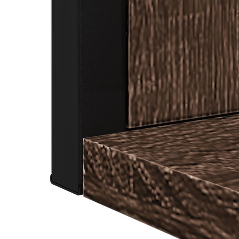 vidaXL Bathroom Mirror with Shelf Brown Oak 50x12x60 cm Engineered Wood