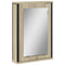 vidaXL Bathroom Mirror Cabinet Sonoma Oak 42x12x60 cm Engineered Wood