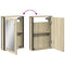 vidaXL Bathroom Mirror Cabinet Sonoma Oak 42x12x60 cm Engineered Wood