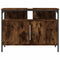 vidaXL Bathroom Sink Cabinet Smoked Oak 80x30x60 cm Engineered Wood
