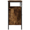 vidaXL Bathroom Sink Cabinet Smoked Oak 80x30x60 cm Engineered Wood