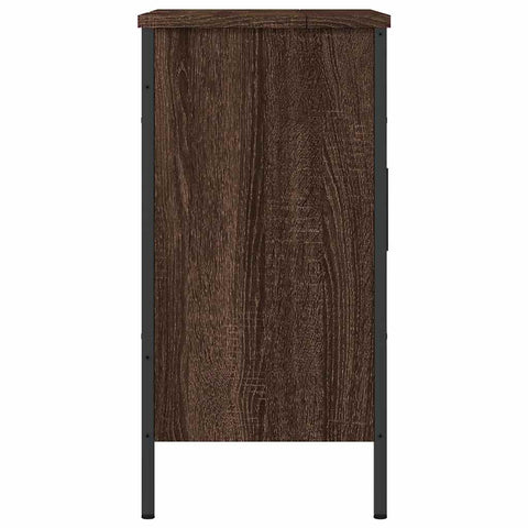 vidaXL Bathroom Sink Cabinet Brown Oak 60x30x60 cm Engineered Wood
