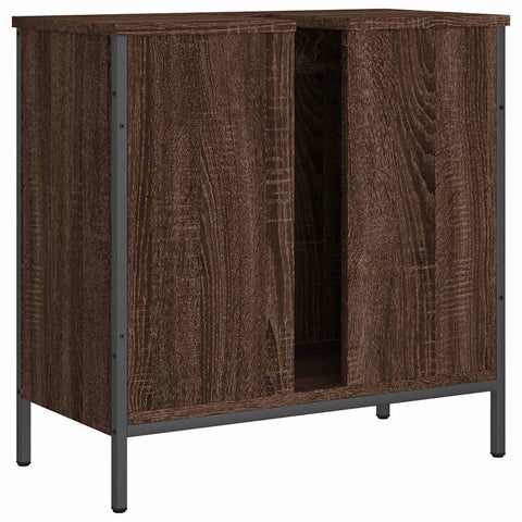 vidaXL Bathroom Sink Cabinet Brown Oak 60x30x60 cm Engineered Wood