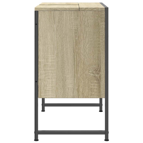 vidaXL Bathroom Sink Cabinet Sonoma Oak 60x33x60 cm Engineered Wood