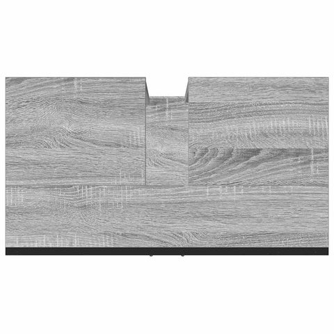 vidaXL Bathroom Sink Cabinet Grey Sonoma 60x33x60 cm Engineered Wood