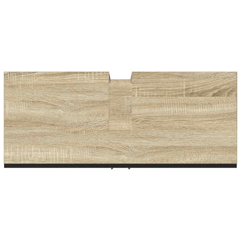 vidaXL Bathroom Sink Cabinet Sonoma Oak 80x33x60 cm Engineered Wood