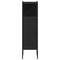 vidaXL Bathroom Cabinet Black 33x33x120.5 cm Engineered Wood
