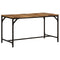 vidaXL Dining Table 140x70x75 cm Solid Wood Rough Mango