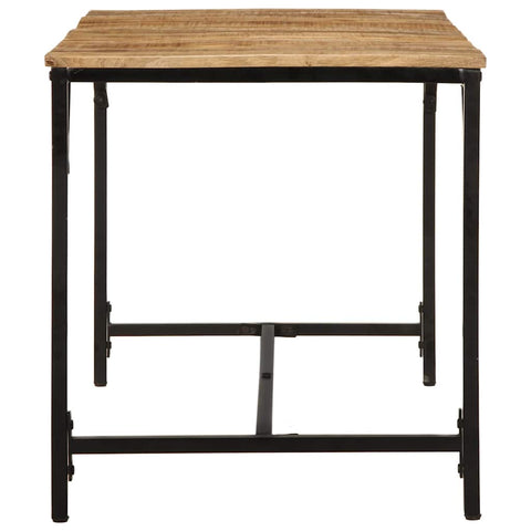 vidaXL Dining Table 140x70x75 cm Solid Wood Rough Mango
