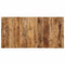 vidaXL Dining Table 140x70x75 cm Solid Wood Rough Mango