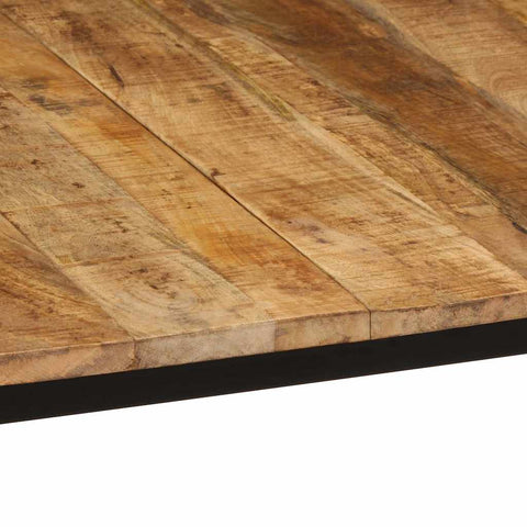 vidaXL Dining Table 140x70x75 cm Solid Wood Rough Mango