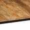 vidaXL Dining Table 140x70x75 cm Solid Wood Rough Mango