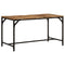 vidaXL Dining Table 140x70x75 cm Solid Wood Rough Mango