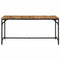 vidaXL Dining Table 160x80x75 cm Solid Wood Rough Mango