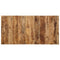 vidaXL Dining Table 160x80x75 cm Solid Wood Rough Mango