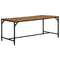 vidaXL Dining Table 180x90x75 cm Solid Wood Rough Mango