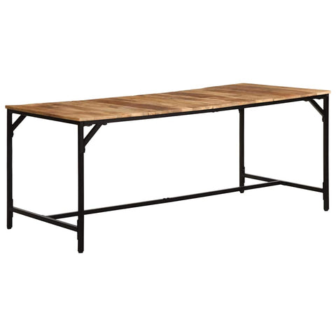 vidaXL Dining Table 180x90x75 cm Solid Wood Rough Mango