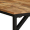 vidaXL Dining Table 180x90x75 cm Solid Wood Rough Mango
