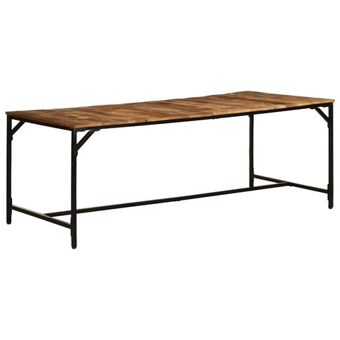 vidaXL Dining Table 200x100x75 cm Solid Wood Rough Mango