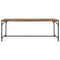vidaXL Dining Table 200x100x75 cm Solid Wood Rough Mango