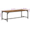 vidaXL Dining Table 200x100x75 cm Solid Wood Rough Mango