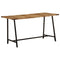 vidaXL Dining Table 140x70x75 cm Solid Wood Mango