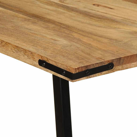 vidaXL Dining Table 140x70x75 cm Solid Wood Mango