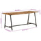 vidaXL Dining Table 160x80x75 cm Solid Wood Mango