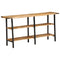 vidaXL Console Table 140x35x70 cm Solid Wood Mango
