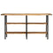 vidaXL Console Table 140x35x70 cm Solid Wood Mango