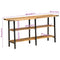 vidaXL Console Table 140x35x70 cm Solid Wood Mango