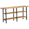 vidaXL Console Table 140x35x70 cm Solid Wood Mango