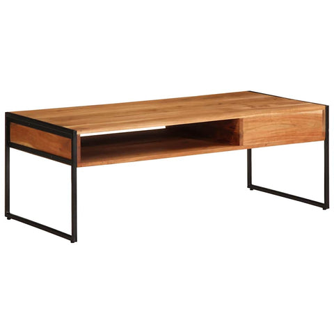 vidaXL Coffee Table 110x55x40 cm Solid Wood Acacia