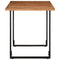 vidaXL Dining Table 140x70x75 cm Solid Wood Acacia