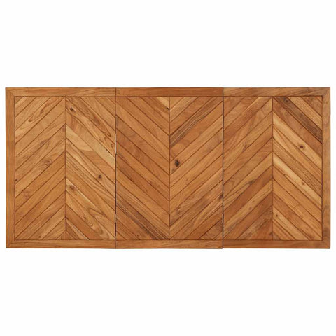 vidaXL Dining Table 140x70x75 cm Solid Wood Acacia