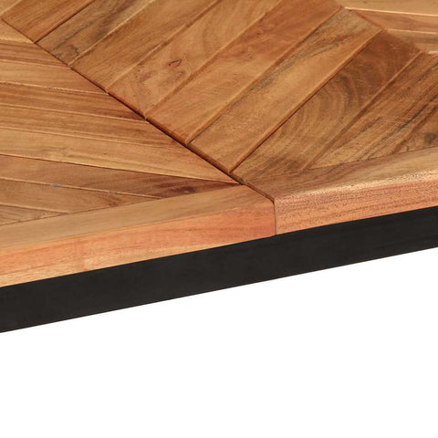 vidaXL Dining Table 140x70x75 cm Solid Wood Acacia