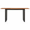 vidaXL Dining Table 160x80x75 cm Solid Wood Acacia