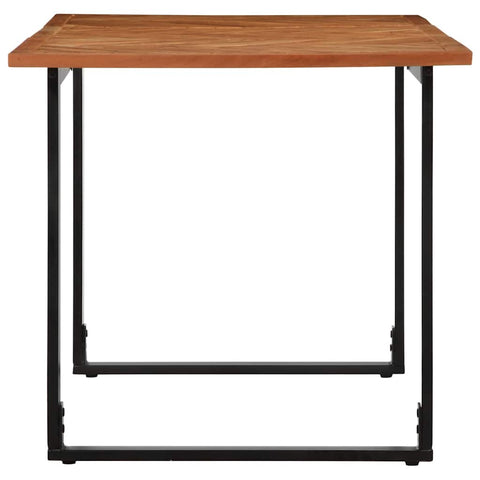 vidaXL Dining Table 160x80x75 cm Solid Wood Acacia