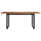 vidaXL Dining Table 180x90x75 cm Solid Wood Acacia