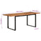vidaXL Dining Table 180x90x75 cm Solid Wood Acacia