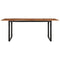 vidaXL Dining Table 200x100x75 cm Solid Wood Acacia