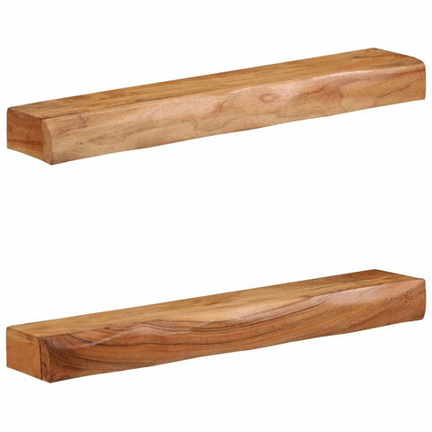 vidaXL Wall Shelves 2 pcs 80x17x8 cm Solid Wood Acacia