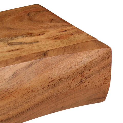 vidaXL Wall Shelves 2 pcs 80x17x8 cm Solid Wood Acacia