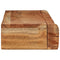 vidaXL Wall Shelves 2 pcs 100x17x8 cm Solid Wood Acacia